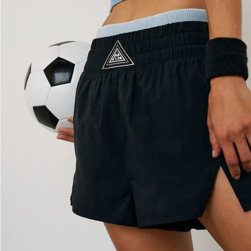 Free People Movement Next Round Shorts Black Sz S